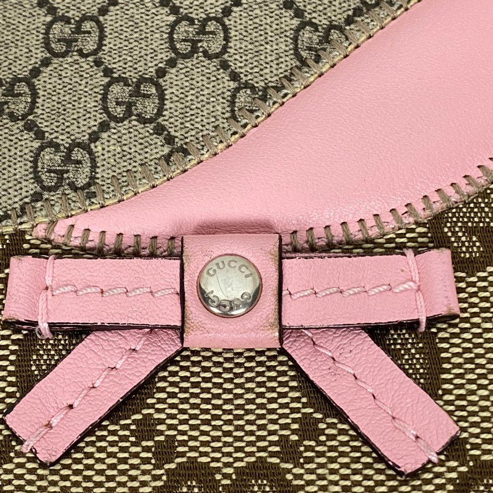 GUCCI Girls Zoo Bird GG Canvas Mini Tote Handbag - Picture 11 of 16